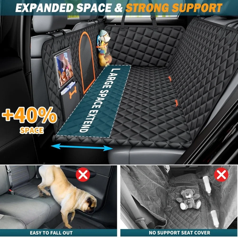 New Black Seat Extender for Dogs